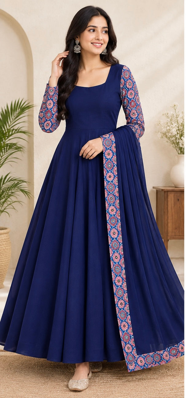 TWO TONE GOWN