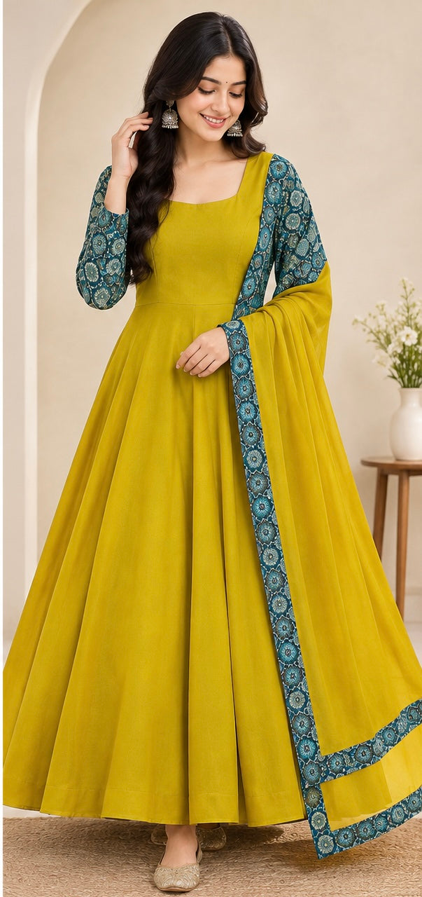TWO TONE GOWN